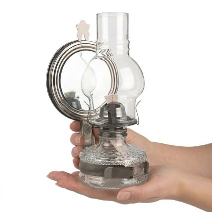Brilagi - Petrolejová lampa MERLIN černý chrom