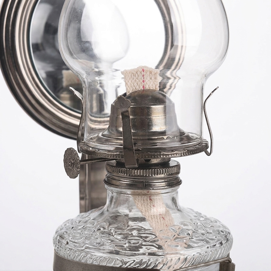 Brilagi - Petrolejová lampa MERLIN černý chrom