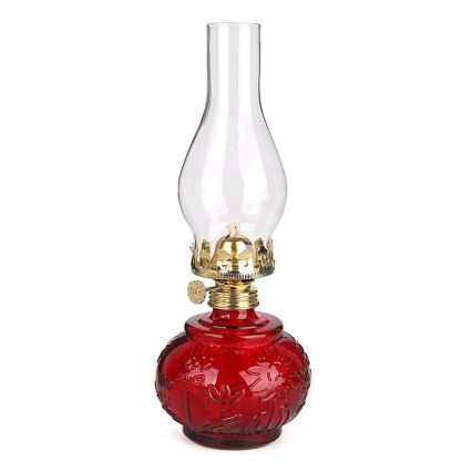 Brilagi - Petrolejová lampa MERLIN červená