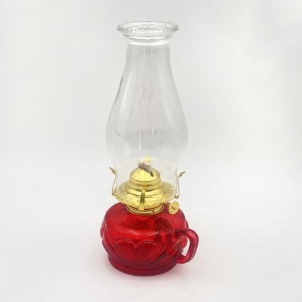 Brilagi - Petrolejová lampa MERLIN červená
