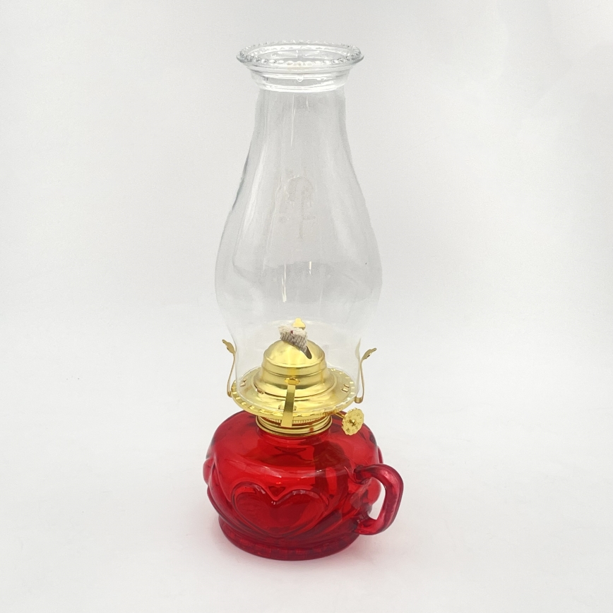 Brilagi - Petrolejová lampa MERLIN červená