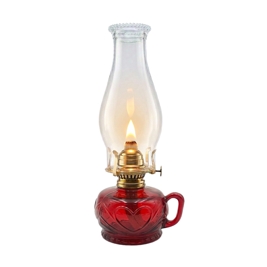 Brilagi - Petrolejová lampa MERLIN červená