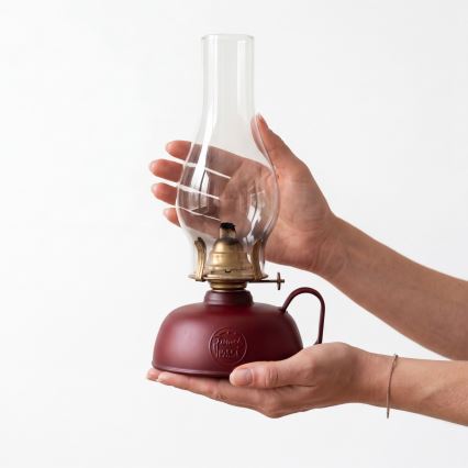 Brilagi - Petrolejová lampa MERLIN červená