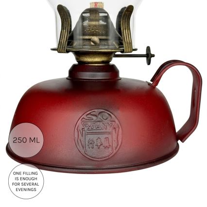Brilagi - Petrolejová lampa MERLIN červená