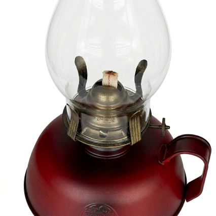 Brilagi - Petrolejová lampa MERLIN červená