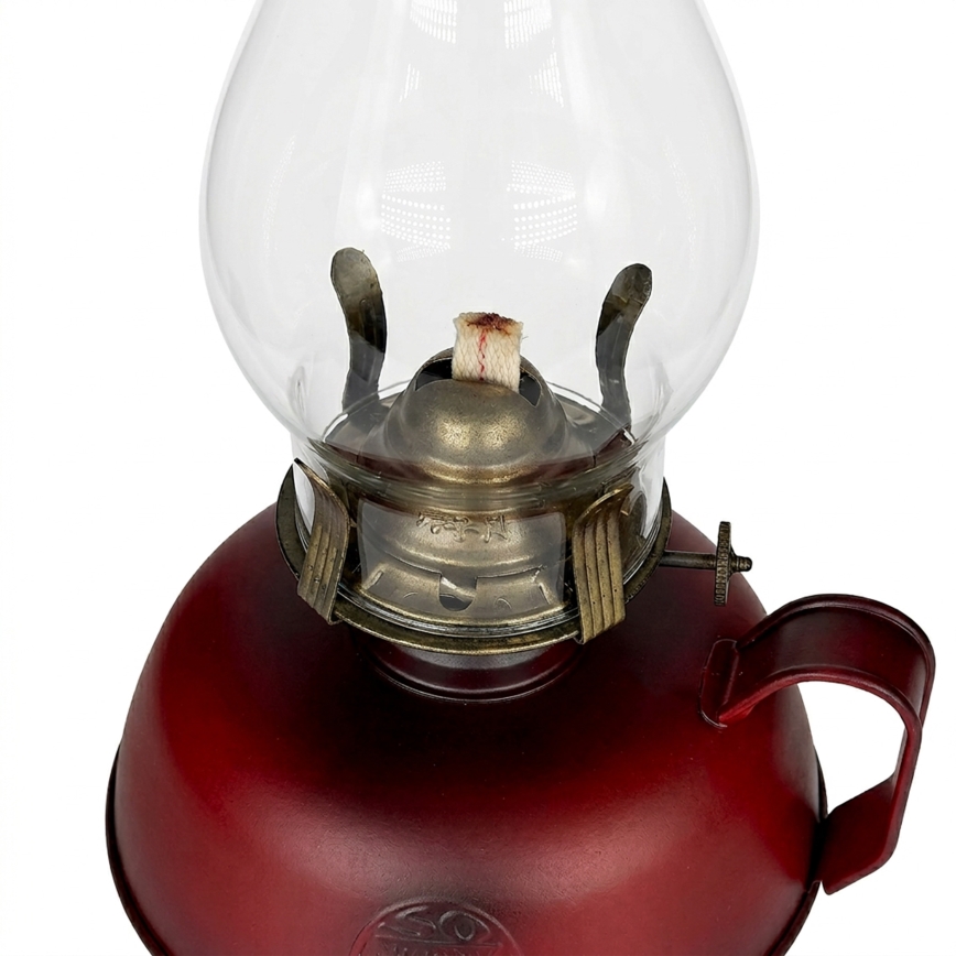 Brilagi - Petrolejová lampa MERLIN červená