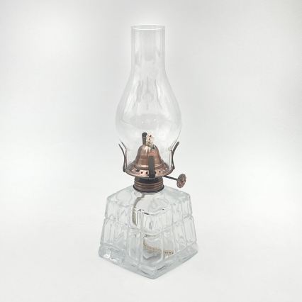 Brilagi - Petrolejová lampa MERLIN čirá/bronzová/patina