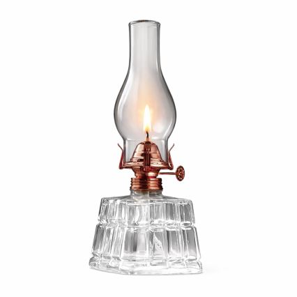 Brilagi - Petrolejová lampa MERLIN čirá/bronzová/patina