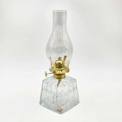 Brilagi - Petrolejová lampa MERLIN čirá/zlatá