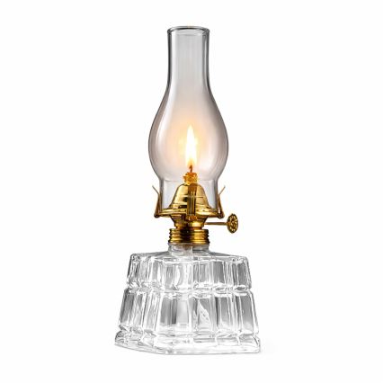 Brilagi - Petrolejová lampa MERLIN čirá/zlatá