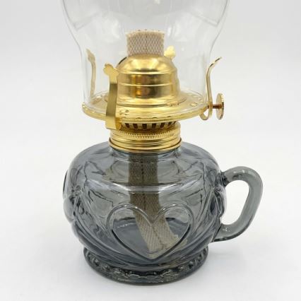 Brilagi - Petrolejová lampa MERLIN kouřová/šedá