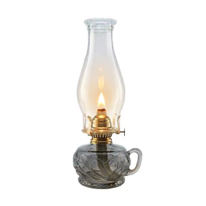 Brilagi - Petrolejová lampa MERLIN kouřová/šedá