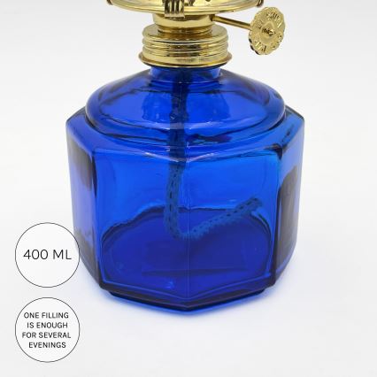 Brilagi - Petrolejová lampa MERLIN modrá