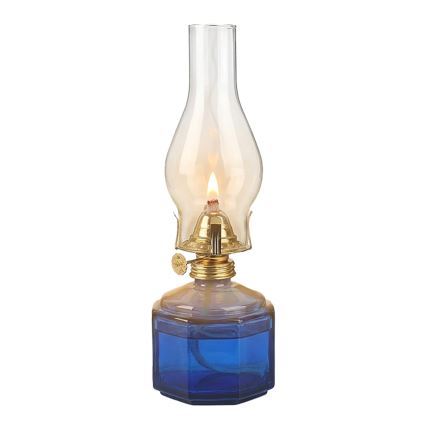Brilagi - Petrolejová lampa MERLIN modrá