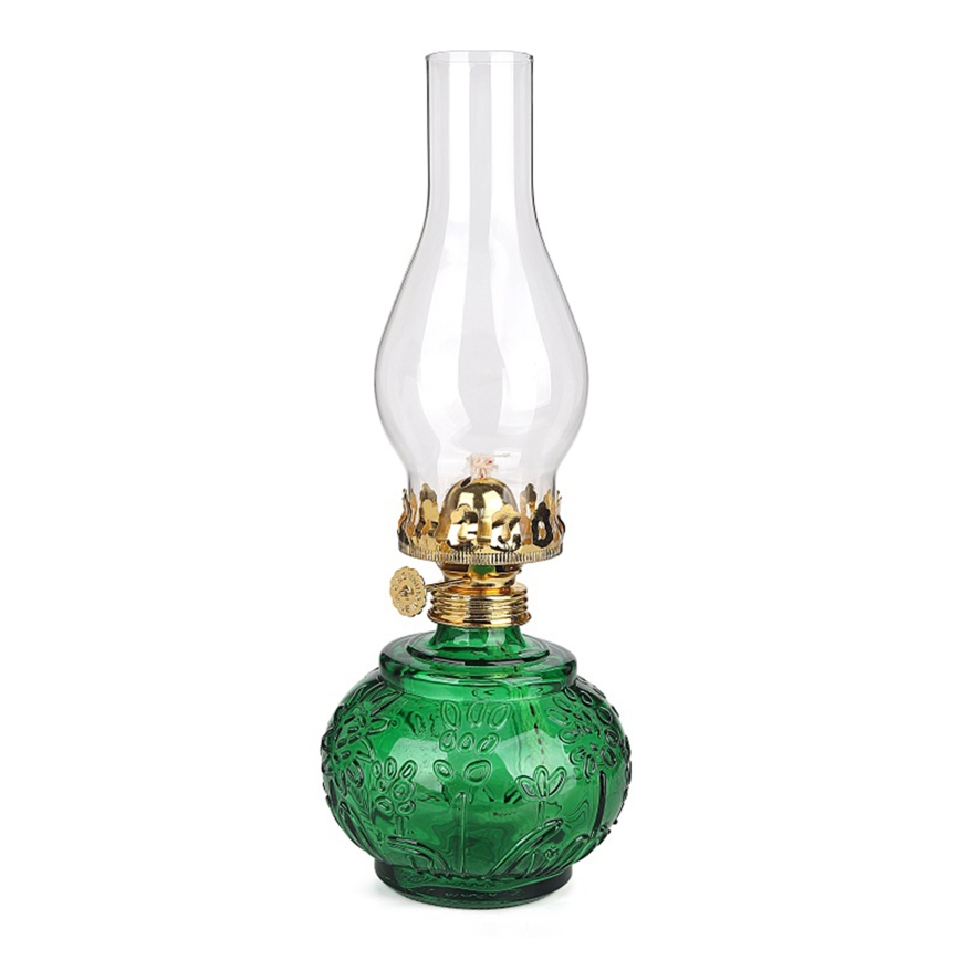 Brilagi - Petrolejová lampa MERLIN zelená