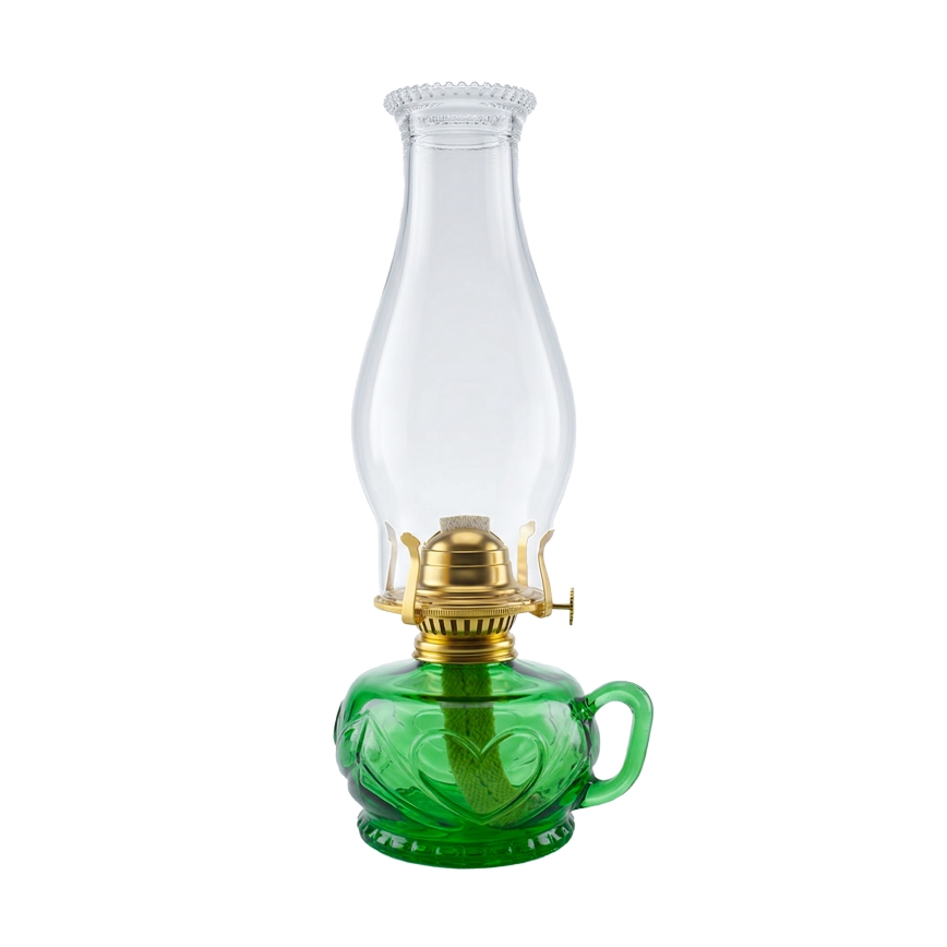 Brilagi - Petrolejová lampa MERLIN zelená