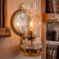 Brilagi - Petrolejová lampa MERLIN zlatá/patina