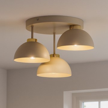 Brilagi - Přisazený lustr 3xE27/60W/230V béžová/zlatá