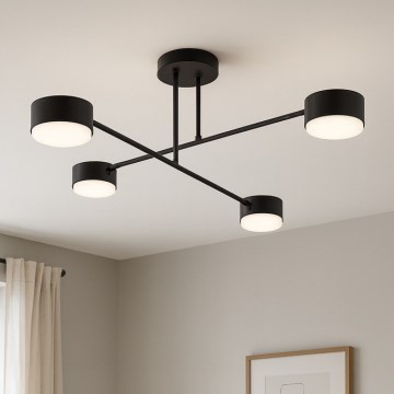 Brilagi - Přisazený lustr 4xGX53/12W/230V černá