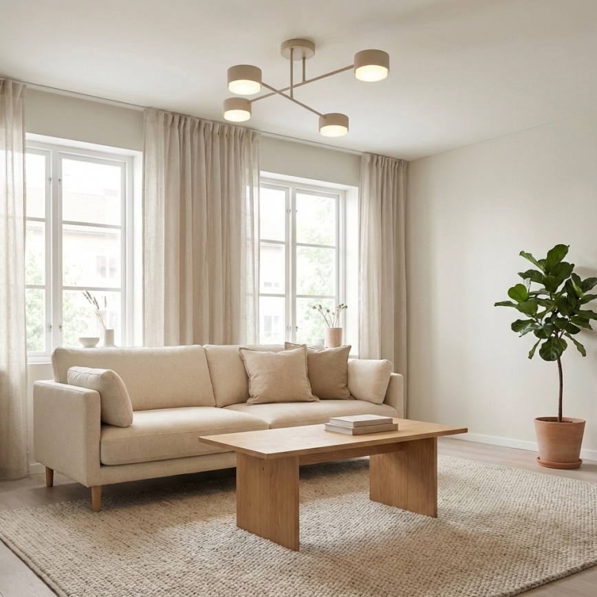 Brilagi - Přisazený lustr 4xGX53/12W/230V černá