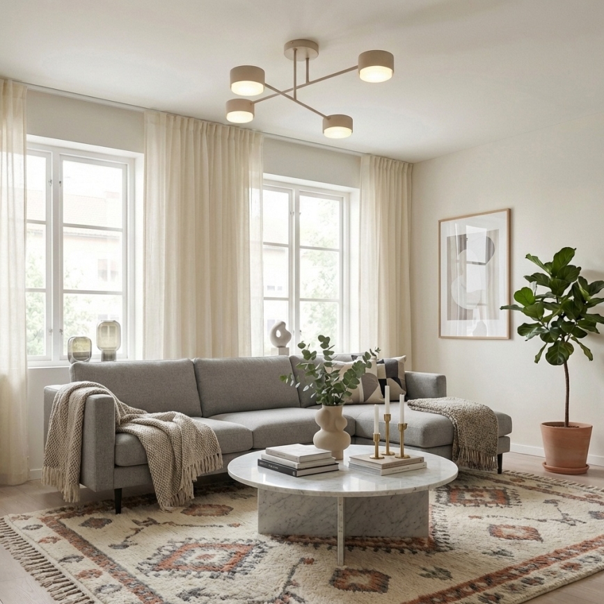 Brilagi - Přisazený lustr 4xGX53/12W/230V černá