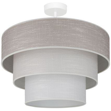 Brilagi - Přisazený lustr ALASKA LUNETA 1xE27/15W/230V pr. 45 cm šedá/krémová