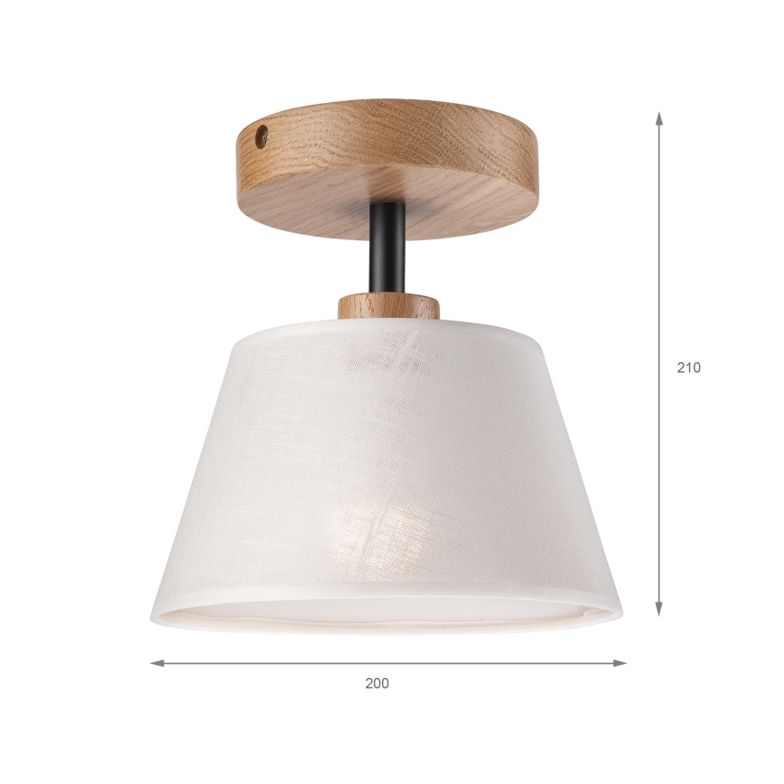 Brilagi - Přisazený lustr ANTHONY 1xE14/60W/230V dub/bílá