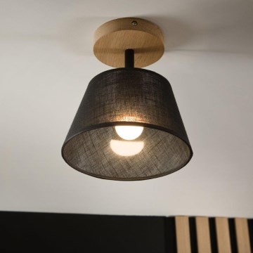 Brilagi - Přisazený lustr ANTHONY 1xE14/60W/230V dub/černá