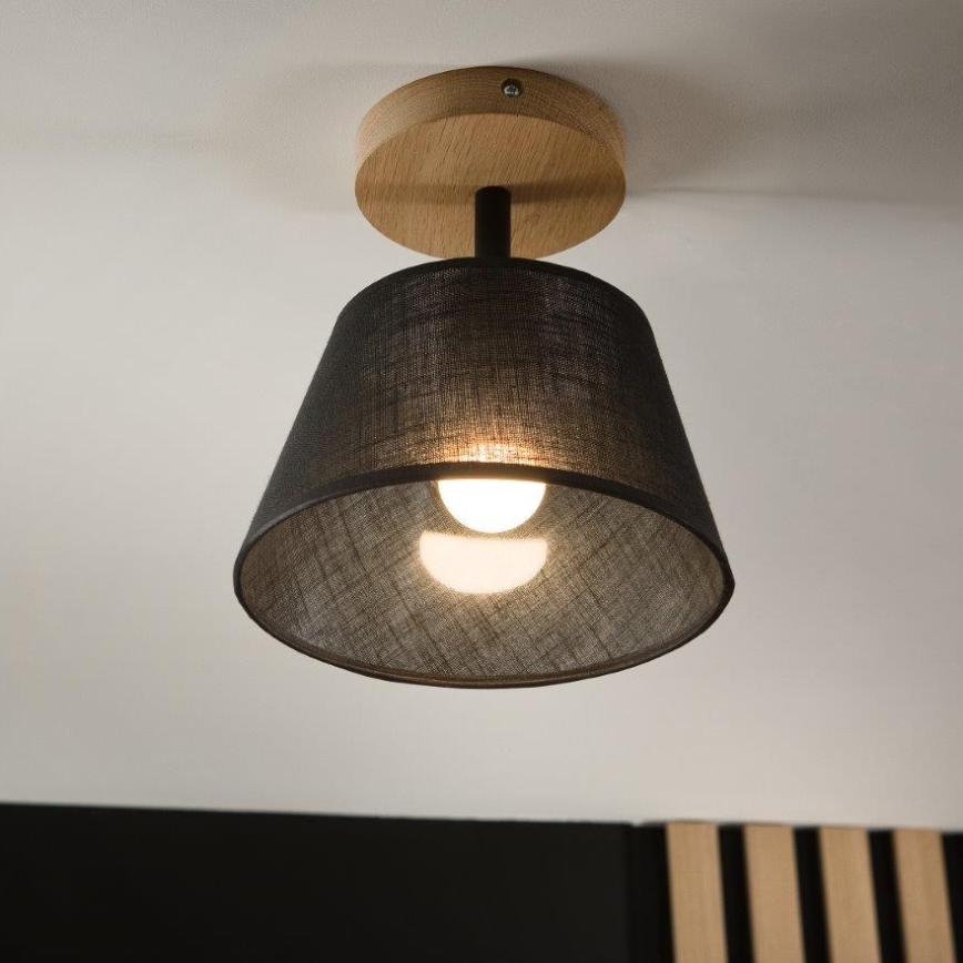 Brilagi - Přisazený lustr ANTHONY 1xE14/60W/230V dub/černá