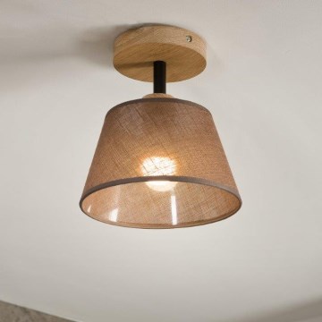 Brilagi - Přisazený lustr ANTHONY 1xE14/60W/230V dub/hnědá
