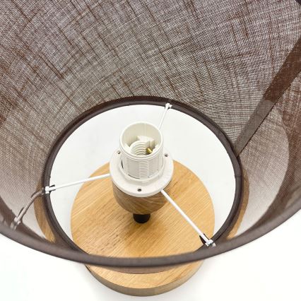 Brilagi - Přisazený lustr ANTHONY 1xE14/60W/230V dub/hnědá