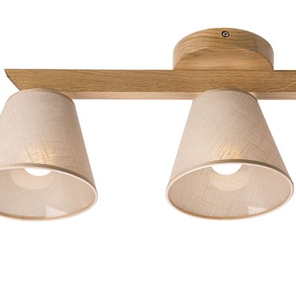Brilagi - Přisazený lustr ANTHONY 3xE14/40W/230V dub/béžová