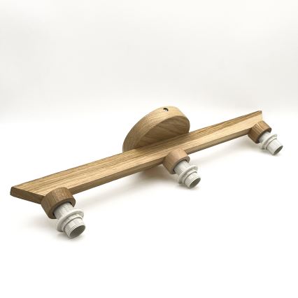 Brilagi - Přisazený lustr ANTHONY 3xE14/40W/230V dub/černá