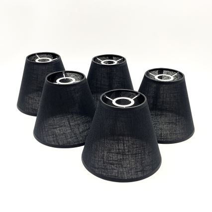 Brilagi - Přisazený lustr ANTHONY 5xE14/40W/230V dub/černá