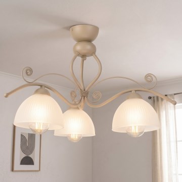 Brilagi - Přisazený lustr ANTICO MODERN 3xE27/60W/230V béžová