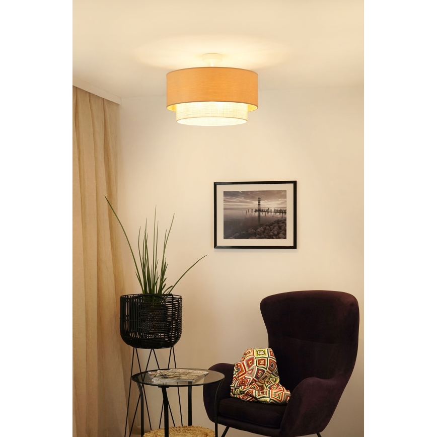 Brilagi - Přisazený lustr ARIZONA BOHO 1xE27/15W/230V pr. 45 cm béžová