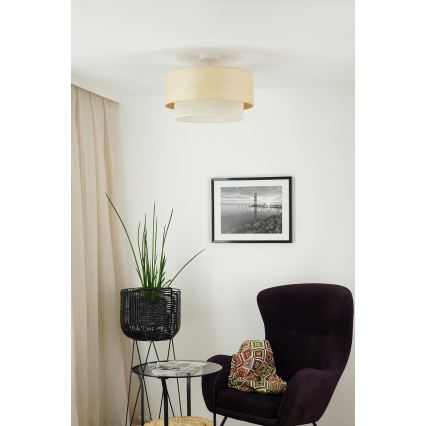Brilagi - Přisazený lustr ARIZONA BOHO 1xE27/15W/230V pr. 45 cm béžová