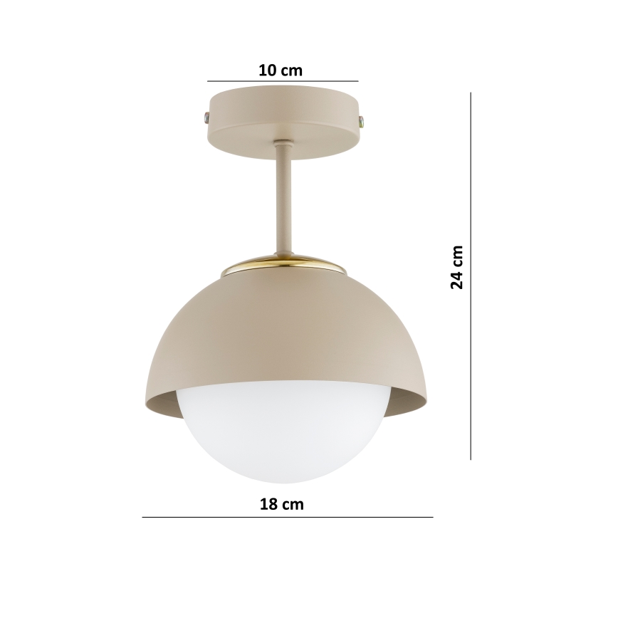 Brilagi - Přisazený lustr COSMO 1xE27/60W/230V béžová/zlatá