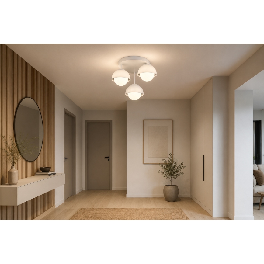 BRILAGI - Přisazený lustr COSMO 3xE27/60W/230V bílá/zlatá