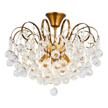 Brilagi - Přisazený lustr CRYSTAL 6xE14/60W/230V bronzová