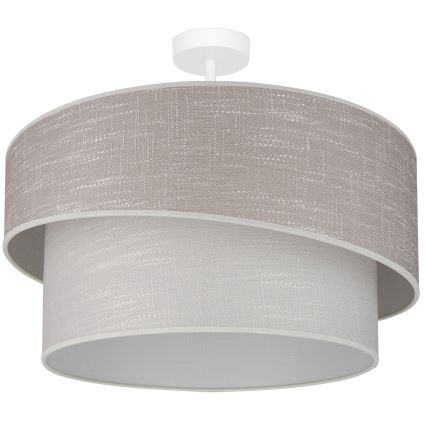 Brilagi - Přisazený lustr DOVER SHINE 1xE27/15W/230V pr. 50 cm šedá/krémová