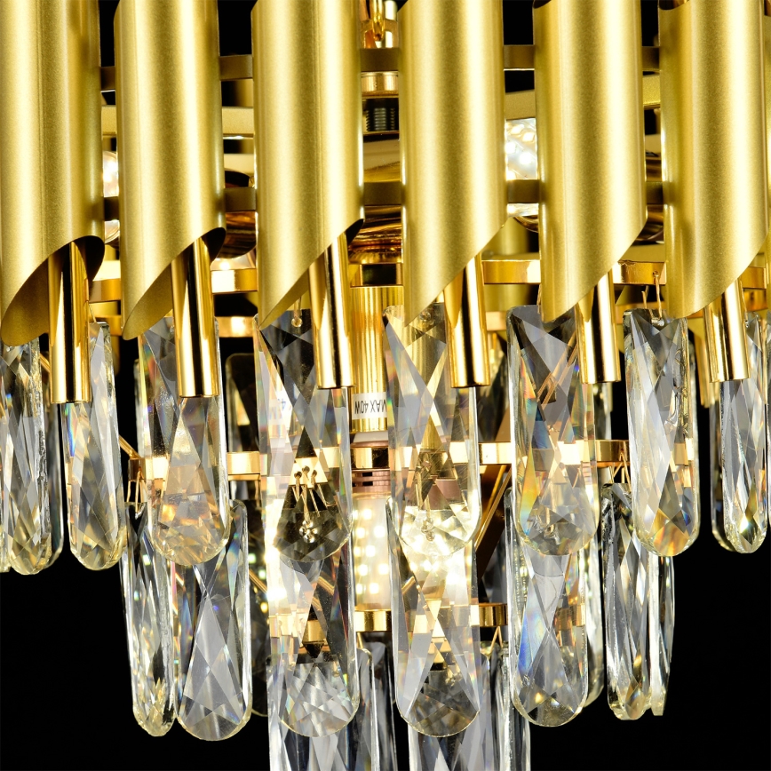 Brilagi - Přisazený lustr ECLIPSE 5xE14/10W/230V pr. 38 cm zlatá