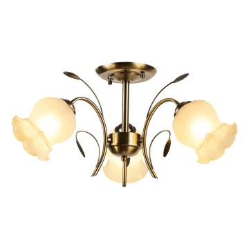 Brilagi - Přisazený lustr FLORA 3xE14/60W/230V bronzová
