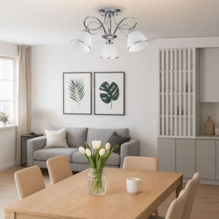 Brilagi - Přisazený lustr FRED 3xE27/60W/230V pr. 59 cm lesklý chrom