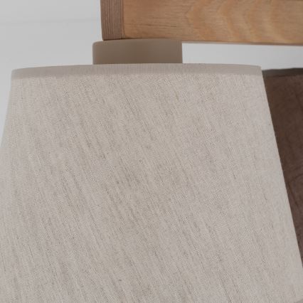 Brilagi - Přisazený lustr LATTE 3xE27/15W/230V borovice/mix