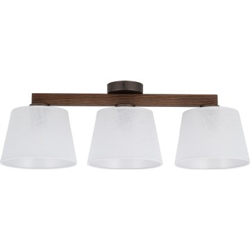 Brilagi - Přisazený lustr LATTE 3xE27/60W/230V borovice/bílá