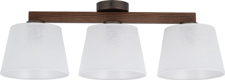 Brilagi - Přisazený lustr LATTE 3xE27/60W/230V borovice/bílá