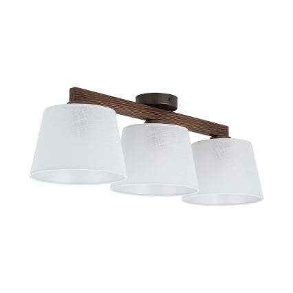 Brilagi - Přisazený lustr LATTE 3xE27/60W/230V borovice/bílá