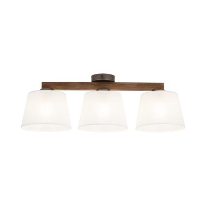 Brilagi - Přisazený lustr LATTE 3xE27/60W/230V borovice/bílá