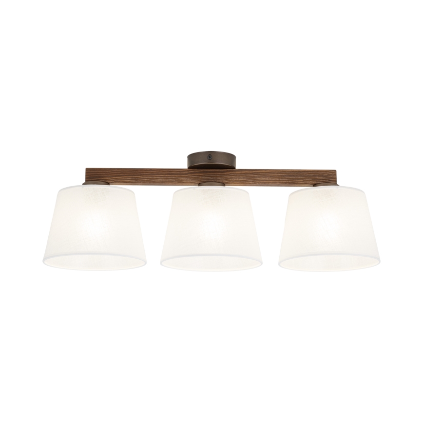 Brilagi - Přisazený lustr LATTE 3xE27/60W/230V borovice/bílá